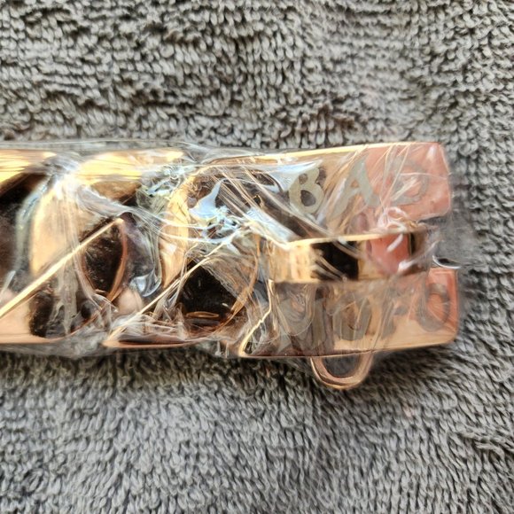 Rose Gold cubanCuban Link Dog Collar - Picture 6 of 11